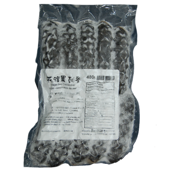 全素 花旗黑刺蔘 490g -- Plant Based Flavored Konjac Strips (Sea Cucumber Style) 490g