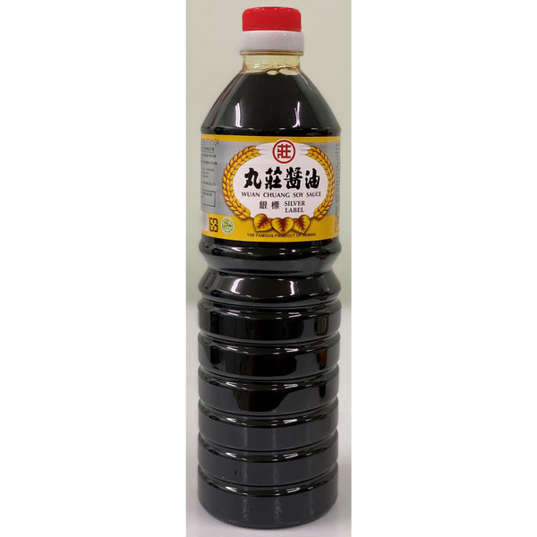 全素 莊-銀標醬油-1000ml -- Plant Based Veggie Silver Soy Sauce 1000mL